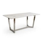Expo Lucien 1.6 Chrome Dining Table - Image 2